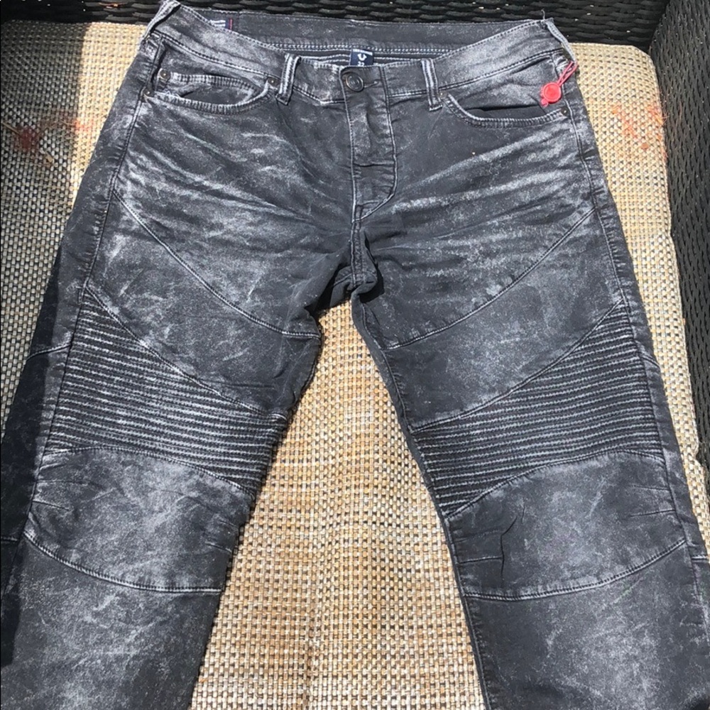 true religion moto biker jeans geno slim